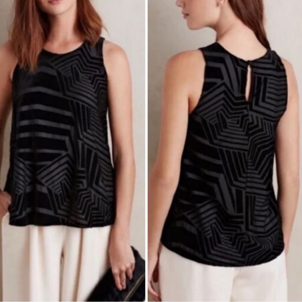 Sunday in Brooklyn Velvet Burnout Tank (Size L)